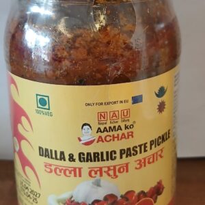 Aama ko Dalla and Garlic Paste