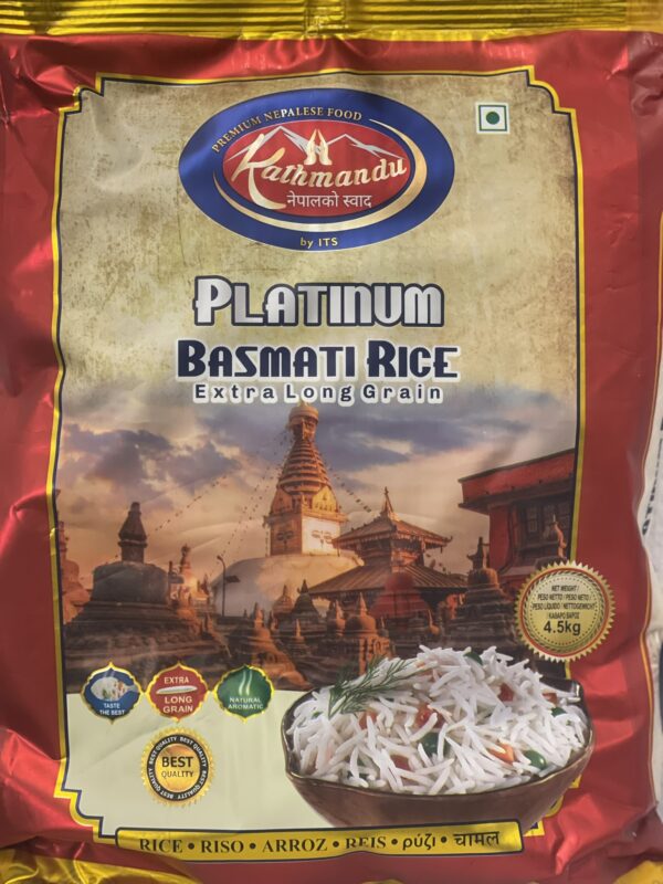 Kathmandu Platinum basmati rice 18kg