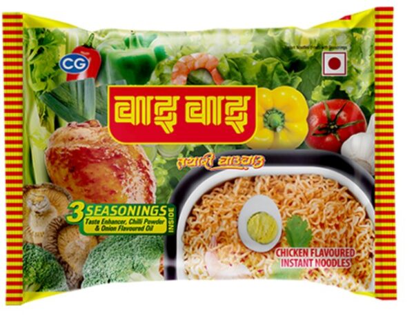 Wai Wai Chicken Noodles (3stk.)